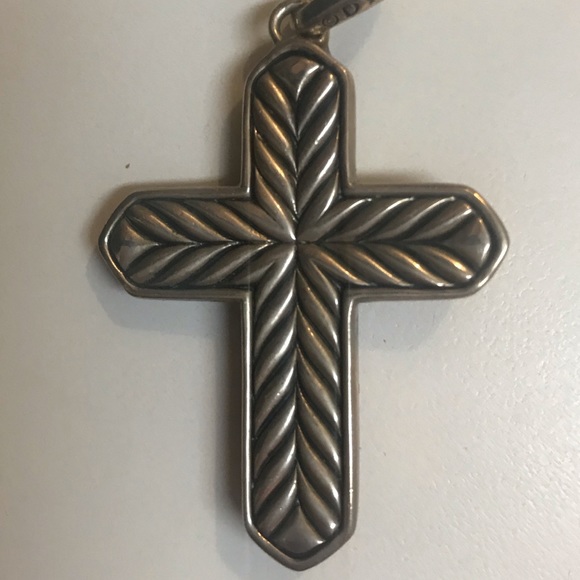 David Yurman meteorite cross - Picture 2 of 2